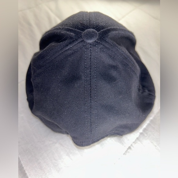 US Navy SnapBack Cap by Grafitti Made in USA Navy Blue with Yellow Embroidery - Picture 3 of 6